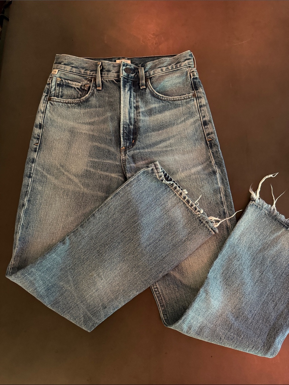 Citizens Of Humanity Light Blue Straight Jeans